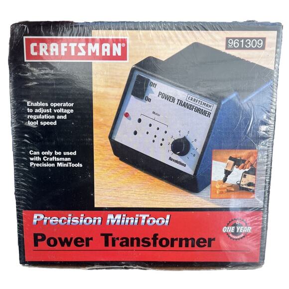NEW! VTG Craftsman Precision Mini Tool Power Transformer 961309 Sears - Picture 1 of 1
